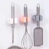 Suporte de Mop Sem Furos Clip de Mop Prateleira de Armazenamento para Banheiro Gancho de Mop Armazenamento de Parede com Forte Capacidade de Carga