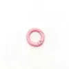 Cierre de Resorte Pintado de Colores de 20 mm Accesorios DIY para Joyería Anillos de Conexión Abribles Materiales para Hacer Llaveros Venta al por Mayor