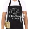 Delantal de poliéster con cuello halter y letras, ropa de trabajo para restaurante, delantal de cocina para el hogar, venta al por mayor, personalizado, gran oferta transfronteriza de Amazon