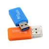 Venta Directa de Fábrica Lector de Tarjetas USB 2.0 de Alta Velocidad para Computadora Teléfono Móvil Lector de Tarjetas Externo TF