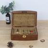 Caja de Joyería Vintage 2026, Caja de Almacenamiento de Joyería Exquisita Hecha a Mano de Lujo Ligero de Alta Gama, Estilo Europeo de Madera con un Sentido de Sofisticación