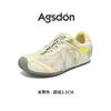 Tênis de Treino Feminino Augusden 2026 Novo Verão Retrô Nicho Tênis de Corrida Tênis Flats Tênis Brancos