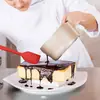 Fábrica de silicone em estoque tamanho pequeno raspador de manteiga de silicone integrado raspador de creme espátula de mexer creme de bolo