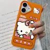 Amor Gato Kt Adecuado para Iphone14/13Pm Funda de Teléfono con Textura 16Pro Apple 12/11/Silicona Anticaída