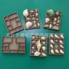 Estante Transfronterizo para Minúsculos Adornos Imán para Refrigerador Estante de Madera para Miniaturas de Joyería Almacenamiento de Muestras Minerales