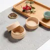 Caja de Almacenamiento de Madera para Cabello y Dientes de Bebé en Stock Caja de Embalaje Caja de Joyería con Anillo de Madera para Dientes de Leche Infantiles