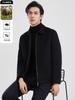 Nueva chaqueta de lana de doble cara para hombre, chaqueta gruesa con solapa, forro de plumón de invierno, cálida para papá de mediana edad.