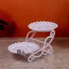 Adornos para mesa de postres soporte de exhibición desechable juego de tazas para pasteles y frutas decoración de mesa de buffet frío de cumpleaños soporte para pasteles decoración