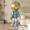 Figura de Astronauta para Decoración de Piso junto al Sofá y Mueble de TV, Tamaño Grande, 70 cm de Alto