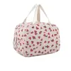 Bolsa de almuerzo aislada portátil personalizada de fresa, Bolsa de almuerzo aislada portátil para el trabajo, Caja refrigerada para mujer, Bolsa de picnic