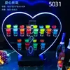 Suporte Luminoso para Copos de Coquetel Bar KTV Criativo Suporte para Taças de Vinho LED Suporte para Uma Taça Torre de Múltiplos Andares