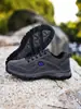 Zapatos de Senderismo Campo Traviesa para Hombre, Malla Transpirable Antideslizantes Ligeros, Zapatos Deportivos, Zapatos de Senderismo al Aire Libre para Hombre