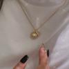 Accesorios de Plata S925 Colgante de Calabaza "Fulu", Exquisito y Compacto, con Perlas de 9-10 mm, Sin Perlas, Sin Cadena