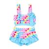 Nuevo traje de baño para niños, traje de baño de una pieza dividido para niñas princesas, traje de baño grande para niñas, traje de baño para estudiantes