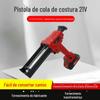 [Aiyang] 21v Elétrica Beleza Costura Cola Pistola Recarregável Duplo Barril Beleza Costura Cola Pistola Elétrica Pistola de Cola Conjunto de Ferramentas