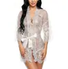 Amazon Europeu e Americano Comércio Exterior Sexy Renda Transparente Malha Sexy Pijama, Camisolas, Roupas de Exterior, Lingerie Sexy Tamanho Grande
