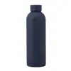 Taza aislada de acero inoxidable 304 recubierta de goma multicolor transfronteriza, botella de agua deportiva de boca pequeña para exteriores, personalizable con impresión de logotipo
