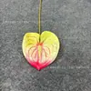 Película Simulada Individual Impresa en 3D Arco de Boda Palma Roja Material de Flores para Camino de Acceso Decoración del Hogar Accesorios para Disparos