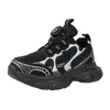 Zapatillas para niños otoño 2024 nuevo estilo zapatos de malla para niños zapatos de malla transpirables para niñas zapatos de papá suela blanda zapatillas para correr modernos