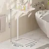 Prateleira de armazenamento para banheiro, suporte de chão para banheira, suporte para sabonete líquido de chuveiro para vaso sanitário, prateleira de armazenamento para casa, prateleira de armazenamento estreita ao lado do vaso sanitário do banheiro