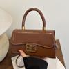 2026 Bolsa Quadrada Pequena, Simples e Fashion, Nova Bolsa de Ombro Casual Retrô Tendência, Bolsa de Mão Estilo Coreano para Mulheres, Moda e Estilosa Ins
