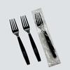 Garfo Descartável Embalado Individualmente Garfo de Fruta Bolo Espessado Garfo para Pizza Comida Ocidental Garfo de Mesa de Plástico Garfo para Macarrão 100 Peças