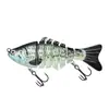 Atacado de fábrica Luya isca dura multi-seção simulação de peixe 10cm/15g plástico sete-seção isca multicolor