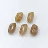 Contas Irregulares em Formato de Pedra Bicolores 12x20mm com Pequenos Furos, Novos Acessórios Estilo Chinês, Acrílico
