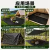 Tapete Impermeável e à Prova de Umidade Wanpeng para Uso Externo Tapete para Acampamento e Piquenique Pe Preto Espessado Resistente ao Desgaste Tapete de Chão Tapete de Praia Personalizável