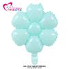 Novo balão de filme de alumínio Daisy coreano para fotos de aniversário de bebê, adereços para fotos, balão de plumeria com flor branca