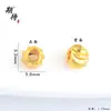 Espere Contas Espaçadoras Douradas com Preservação de Cor Contas Foscas Pulseira Contas Soltas Acessórios Pulseira DIY Colar Material para Miçangas Atacado