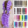 165g Trenza Jumbo Cabello Trenzas Africanas Largas Peluca Hip Hop Fibra de Alta Temperatura Peluca