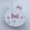 Grampo de cabelo pequeno clip de papelão grande tubarão diy clip artesanal cartão de embalagem para acessórios de cabelo etiqueta