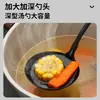 Espátula e Concha de Aço Inoxidável para Uso Doméstico, Espátula de Ferro com Cabo Longo, Colher para Fritar, Espátula e Colher de Cozinha