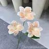 3 Lirios y Lirios de Día Artificiales, Flores de Seda, Flores Artificiales para Bodas, Arreglos Florales de Alta Gama al por Mayor, Decoraciones para Sala de Estar