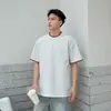 Camiseta de Manga Corta de Peso Pesado de Marca de Moda para Hombres y Mujeres, Nueva Versátil Oversize de Verano para Parejas, Camiseta de Media Manga