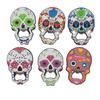Abridor de Botellas de Calavera de Goma Suave de PVC Publicitario de Cerveza Personalizado Abridor de Botellas Imán para Refrigerador Abridor de Botellas Hecho a Medida