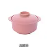 Tigela Criativa de Macarrão Instantâneo Sabor Trigo com Tampa Tigela de Sopa para Estudantes Utensílios de Mesa Marmita Tigela de Macarrão Instantâneo Copo de Macarrão Instantâneo Venda Direta da Fábrica