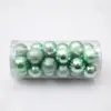 Enfeites de Árvore de Natal Bolas Foscas Bolas Brilhantes Bolas com Glitter Teto de Shopping Decorações de Festa de Natal e Casamento Pingentes