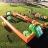 Juego de Bumper Ball de calentamiento deportes competitivo inflable juguete tierra gran carrera penalización accesorios campo de fútbol KT