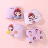 Ropa Interior para Niñas al Por Mayor Bóxer de Algodón Puro Shorts para Niñas Antibacterianos Sin Clip Pp Lindos Calzoncillos Bóxer de Dibujos Animados
