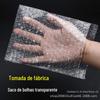 10*20cm100 material novo espessado à prova de choque acolchoamento de embalagem saco bolha filme bolha bolha pequena transparente Saco Bolha