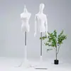 Accesorios para Maquetas de Vestidos de Novia, Escaparate de Tienda de Ropa Femenina, Maniquí de Cuerpo Entero Blanco y Negro, Soporte de Exhibición para Vestidos