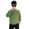 Suéter de Primavera y Otoño para hombre cuello redondo estilo coreano ajuste slim cuadros tablero de ajedrez suéter de punto jersey suéter básico suéter versátil moda masculina