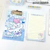 Bloc de Notas Adhesivas Estilo Portapapeles A6 de Dibujos Animados Colección Página de Color Bloc de Papel Fotográfico Bloc de Notas Portátil para Recordatorios
