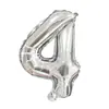 Globos Digitales de 32 pulgadas Empacados Individualmente, Decoraciones de Cumpleaños Versión Americana, Globos Decorativos Flotantes de Papel de Aluminio con Helio