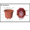 Maceta Octagonal Grande de Resina Extra Grande Flor Grande Maceta Gruesa Extra Grande Cobre Antiguo Plástico Maceta Especial para Bonsái Árbol Frutal Buganvilia