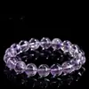 Cuentas de Amatista Boliviana Natural Pulsera DIY para Mujer Pulsera de Amatista Lavanda Clara Regalo