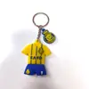 Llavero de Jersey Real Madrid Massey Neymar Levan Harland Llavero de goma suave de PVC Colgante Regalo
