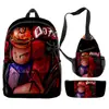 Produto de Jogo Transfronteiriço 3D Novo Conjunto de Três Peças Mochila, Bolsa de Ombro, Estojo Forsaken Gubby